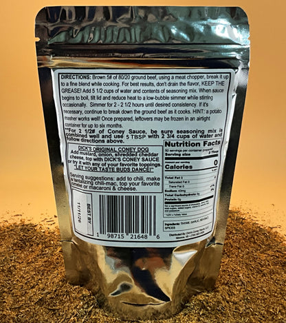 DICK'S CONEY SAUCE™, "IF YOU LIKE WIENERS, YOU'LL LOVE 'EM WITH DICK'S CONEY SAUCE™!"