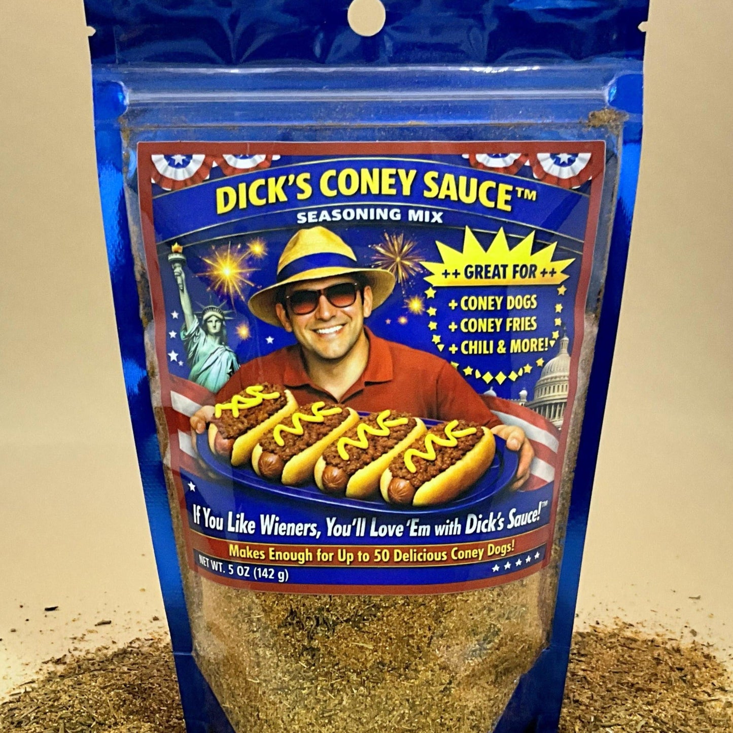 DICK'S CONEY SAUCE™, "IF YOU LIKE WIENERS, YOU'LL LOVE 'EM WITH DICK'S CONEY SAUCE!"